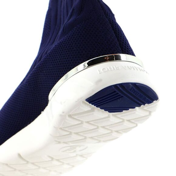 Louis Vuitton Women's Aftergame Sneaker Boots Stretch Fabric Blue - Picture 5 of 5